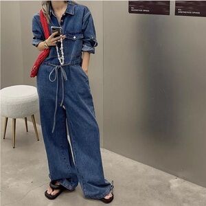 Denim Blue Women's Jumpsuit